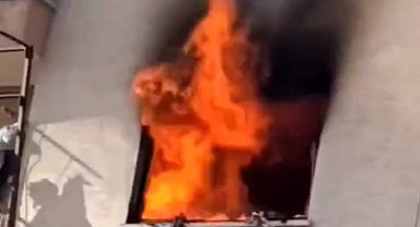 Aydın'da 4 katlı binada çıkan yangında 2 kişi dumandan etkilendi