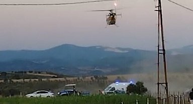 Aydın'da orman yangınına müdahale eden uçak, zorunlu inişte kaza- kırıma uğradı