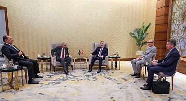 Bakan Fidan, Arap Ligi Genel Sekreteri Gheit ile bir araya geldi