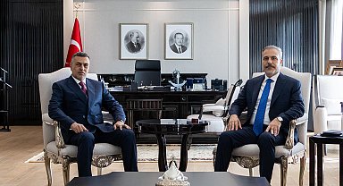 Bakan Fidan, Basra Valisi Eydani'yi kabul etti