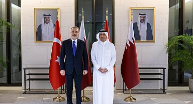 Bakan Fidan, Katar Başbakanı El Sani ile bir araya geldi