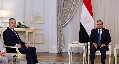 Bakan Fidan, Mısır Cumhurbaşkanı Abdulfettah es-Sisi ile görüştü