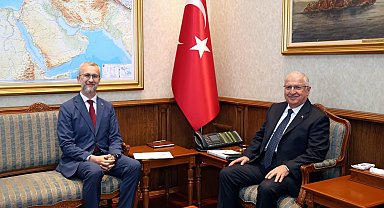 Bakan Güler, Ukrayna'nın Ankara Büyükelçisi Dzhelialov'u kabul etti