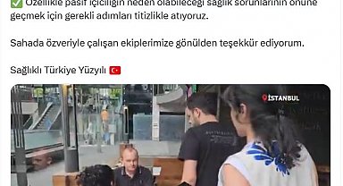 Bakan Memişoğlu: Kapalı alanda sigara yasağı denetimlerimizi sürdürüyoruz