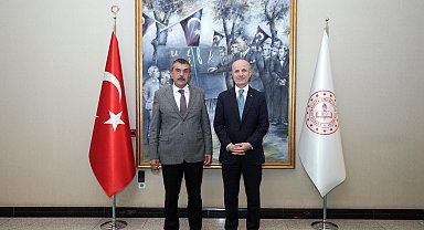 Bakan Tekin, YÖK Başkanı Özvar'ı kabul etti