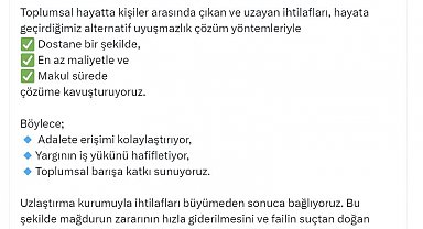 Bakan Tunç: Uzlaştırma ile 1 milyon 947 bin dosyada anlaşma sağladık