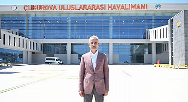 Bakan Uraloğlu: Çukurova Uluslararası Havalimanı'nı, 5,1 milyon yolcuya hizmet verdi