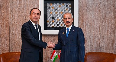 Bakan Uraloğlu, Tacikistan Ulaştırma Bakanı İbrohim ile görüştü