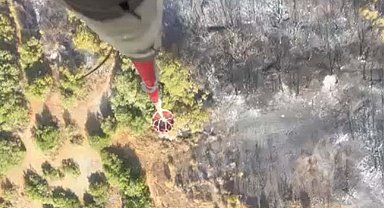 Balıkesir'deki orman yangını 13 saat sonra kontrol altına alındı