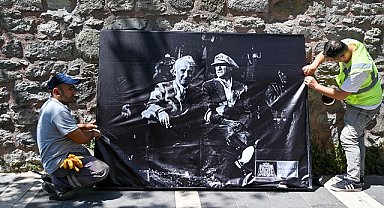 Beşiktaş Belediyesi, Dolmabahçe Sarayı'ndan Çırağan Caddesi boyunca uzanan Atatürk albümünü restore etti