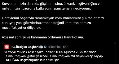 Burhanettin Duran: YAŞ kararları, hayırlı olsun