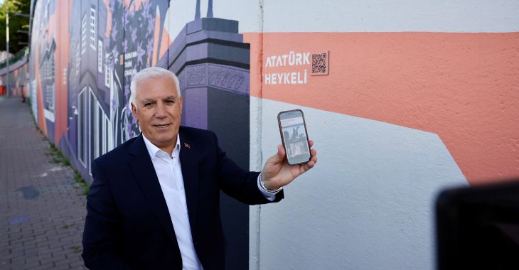 Bursa’nın turizm haritası duvarlarda canlanıyor