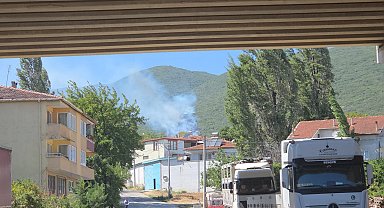 Bursa'da maki yangını