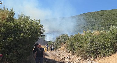 Bursa'da maki yangını