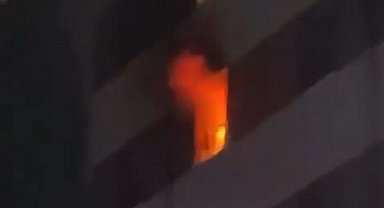 Bursa'da öğrenci yurdundaki yangın söndürüldü