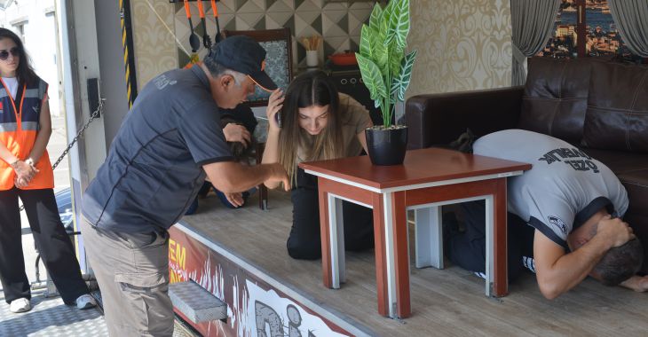 BUSKİ çalışanlarına deprem eğitimi