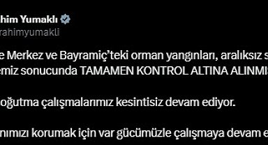Çanakkale'deki orman yangını ikinci gününde kontrol altına alındı