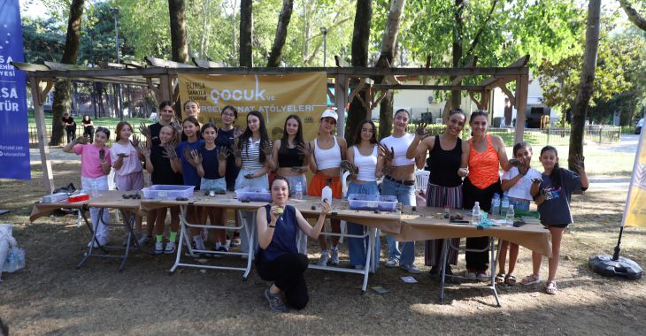 Çocuklar sanatla doğayı keşfetti