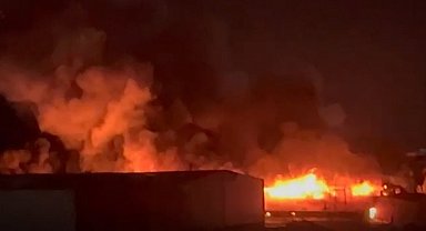 Çorum OSB'deki tekstil fabrikasında yangın