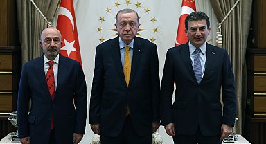 Cumhurbaşkanı Erdoğan, OYAK Heyeti'ni kabul etti