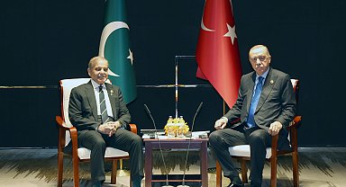 Cumhurbaşkanı Erdoğan, Pakistan Başbakanı Şerif ile görüştü