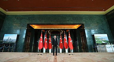 Cumhurbaşkanı Erdoğan, Zafer Bayramı tebriklerini kabul etti