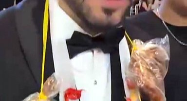 Damada altın yerine pirzola taktı