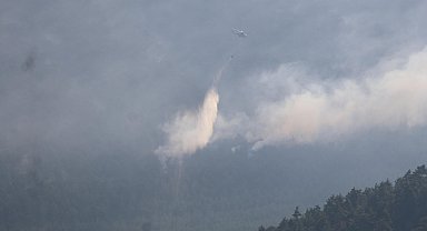 Denizli'deki orman yangını 2'nci gününde; alevler büyük ölçüde kontrol altına alındı