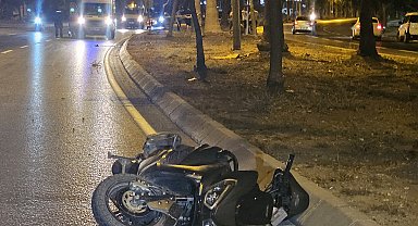 Devrilen motosiklet 90 metre sürüklendi: 1 ölü, 1 yaralı