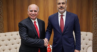 Dışişleri Bakanı Fidan, Irak Başbakan Yardımcısı ve Dışişleri Bakanı Hüseyin ile görüştü
