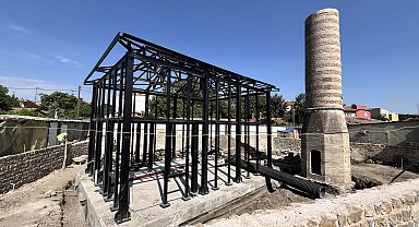 Edirne'de tek minaresi ayakta kalan tarihi mescit, yıl sonunda hizmete açılacak