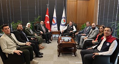 Eğitim-Bir-Sen Genel Başkanı Yalçın, Suriye Öğretmenler Sendikası ile bir araya geldi