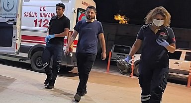 Fabrikada üzerine asidik asit sıçrayan işçi yaralandı