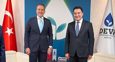 Fatih Erbakan, Ali Babacan'ı ziyaret etti
