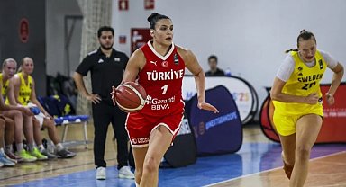 FIBA 20 Yaş Altı Kızlar Avrupa Şampiyonası'nda Milli Takım, İsveç'i mağlup etti