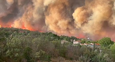 Fransa'nın Aude bölgesindeki yangın devam ediyor