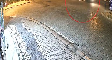 Freni boşalan TIR, sürücünün manevrasıyla refüje çıktı