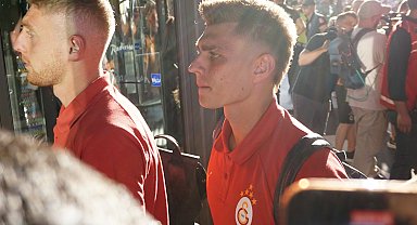 Galatasaray kafilesi Kayseri'ye geldi
