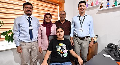 Görme engelli Nazalin hayalindeki üniversiteye yerleşti