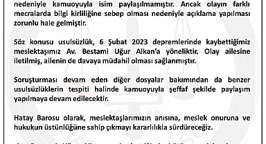 Hatay'da depremde ölen avukatın diplomasıyla sahte kayıt yapmışlar