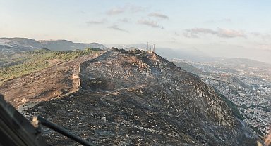 Hatay'daki orman yangını, 16 saat sonra kontrol altına alındı