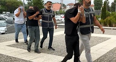 İçki çalan şüpheliler 150 saatlik görüntü kaydı incelenerek yakalandı