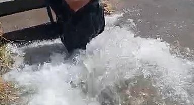 İçme suyu hattına zarar verdiler; Patnos susuz kaldı