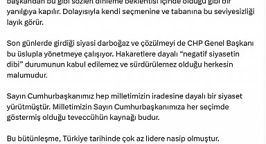 İletişim Başkanı Duran: Mevcut hakaret dilinden Özgür Özel'in bir an önce kurtulması gerekiyor