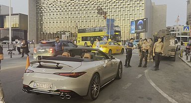 İstanbul - Beyoğlu'nda helikopter destekli 'Huzur İstanbul' denetimi