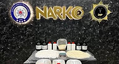 İstanbul - Büyükçekmece'de uyuşturucu operasyonunda 218 kilogram metamfetamin ele geçirildi