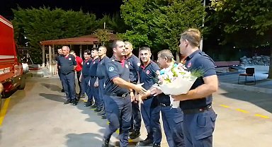 İstanbul - Çanakkale'deki yangına desteğe giden itfaiye ekipleri İstanbul'a döndü