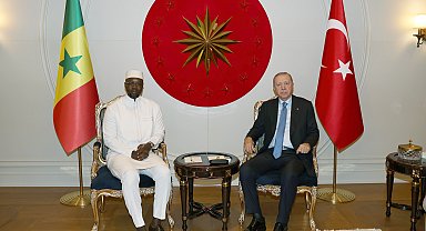 İstanbul - Cumhurbaşkanı Erdoğan Senegal Başbakanı Qusmane Sonko ile görüştü