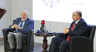 İstanbul- İlber Ortaylı ve Erhan Afyoncu TEKNOFEST Mavi Vatan'da konferans verdi