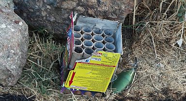 İstanbul - Maltepe'de otluk alanda havai fişek atan kişi yangına sebep oldu